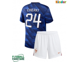 Frankreich Rayan Cherki #24 Replik Heimtrikot Kinder WM 2026 Kurzarm (+ Kurze Hosen)